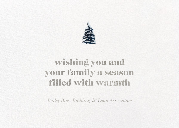 Étang Gelé - Business Holiday Card by Nathalie Lété - Back