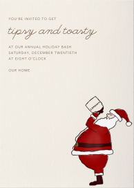 Whiskey Santa by Paperless Post