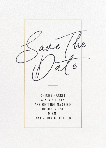 Love Scrawl - Save the Date by Paperless Post