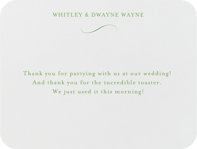 From This Day Forward (Thank You) - Stationery by Crane & Co.