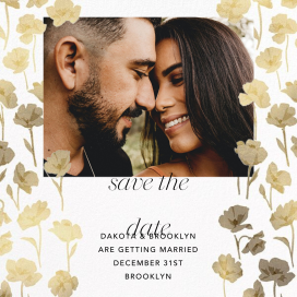 Magic Garden Photo - Save the Date by Carolina Herrera