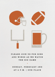 Football and Beer by Paperless Post