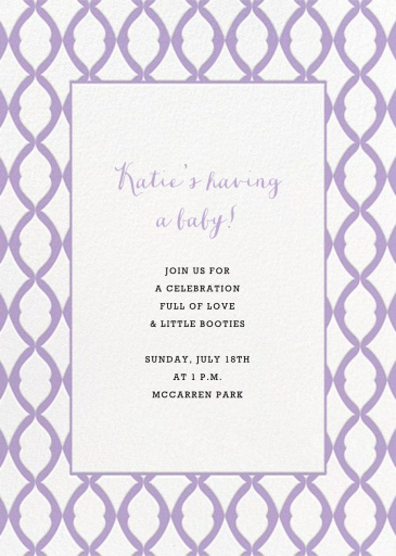 Lady Bexborough - Baby Shower Invitation by Paperless Post
