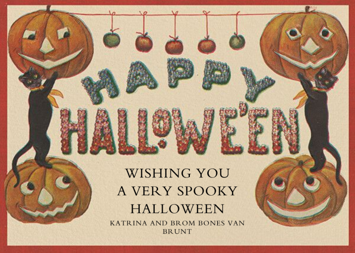 Candy Apples - Halloween Card by John Derian