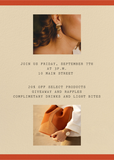 Flipping Good - Shopping Event Invitation by Paperless Post - Back