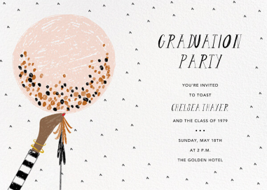 Ready to Burst - Graduation Party Invitation by Mr. Boddington's Studio