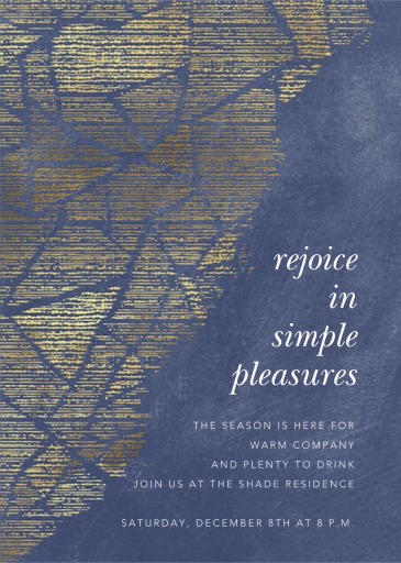 Prism Fade - Holiday Party Invitation by Kelly Wearstler