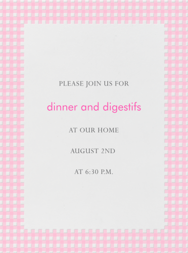 Gingham by Paperless Post