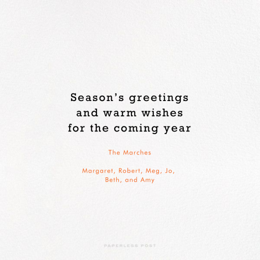 Mr. Snowman - Holiday Card by Paperless Post - Back