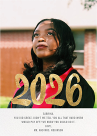 Person of the Year Photo - Graduation Card by Paperless Post