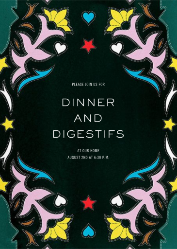 Showmanship - Bridal Shower Invitation by Mary Katrantzou