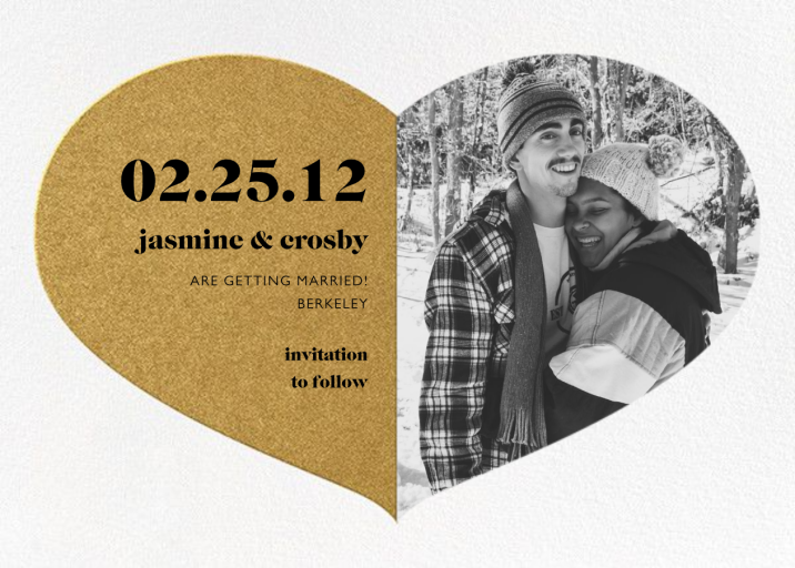 Love Saves The Date - Party Invitation by Paperless Post