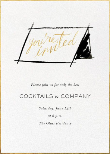In Tent to Party - Cocktail Party Invitation by kate spade new york