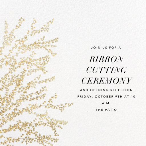 Forsythia Branch by Paperless Post