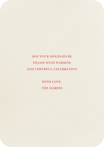 Juggle All the Way - Holiday Card by Felix Doolittle - Back