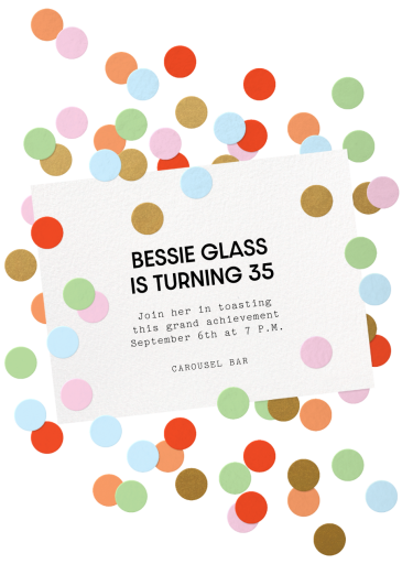 Throw Confetti - Birthday Invitation by Paperless Post