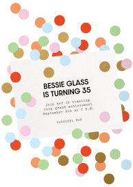 Throw Confetti - Birthday Invitation by Paperless Post