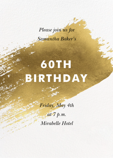 Modern Brushstroke - Save the Date by Paperless Post