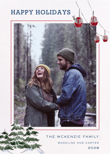 Holiday Alps (Riley Sheehey) - Christmas Card by Dogwood Hill
