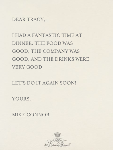 Thank You Tree - Stationery by Bernard Maisner - Back