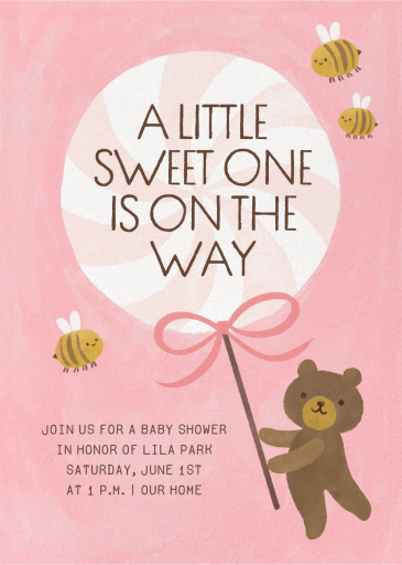 Sweet as Candy - Baby Shower Invitation by Paperless Post