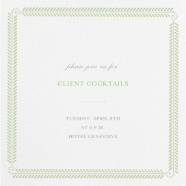 Filigree Vine - Cocktail Party Invitation by Paperless Post