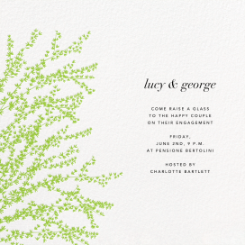 Forsythia Branch - Engagement Party Invitation by Paperless Post