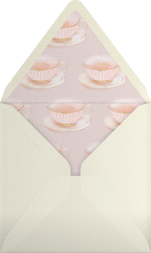 Sipping Tea - Paperless Post Envelope