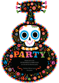 Magic Guitar - Día de los Muertos Invitation by Paperless Post
