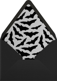 Bats Say Boo - Paperless Post Envelope