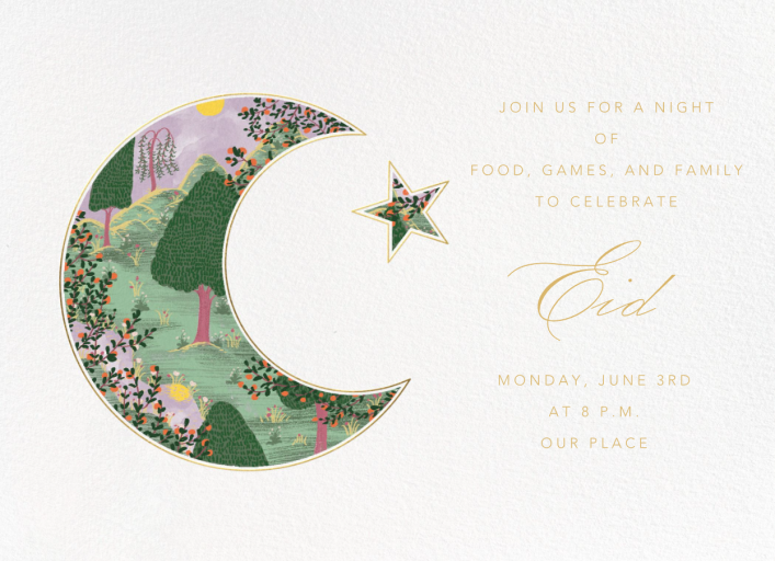 Eid Sunset - Invitation by Paperless Post