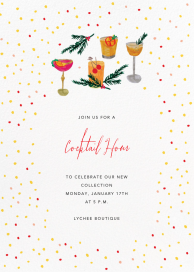 Assorted Cocktails - Cocktail Party Invitation by Mr. Boddington's Studio