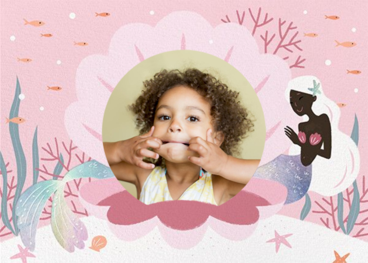 Mermaid Cove Photo - Pool Party Invitation by Paperless Post