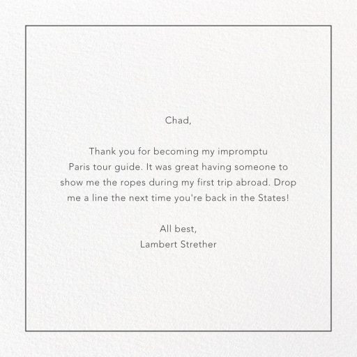 Thanks in a Box - Thank You Card by Paperless Post - Back