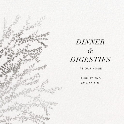 Forsythia Branch - Cocktail Party Invitation by Paperless Post