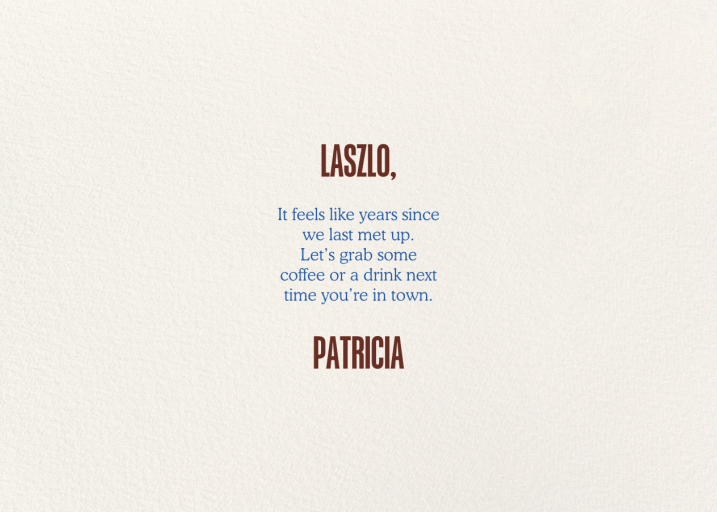 Sup Dog - Greeting Card by Derek Blasberg - Back