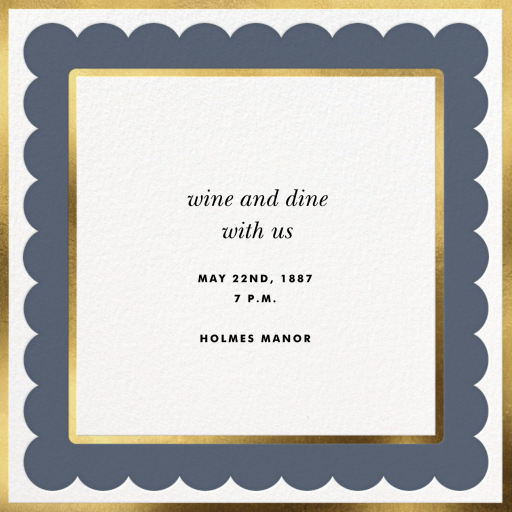 Scalloped Border by kate spade new york