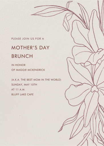 Aubrey - Mother's Day Invitation by Paperless Post