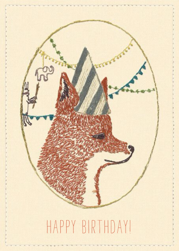 Party Portrait - Greeting - Birthday Card by Coral & Tusk