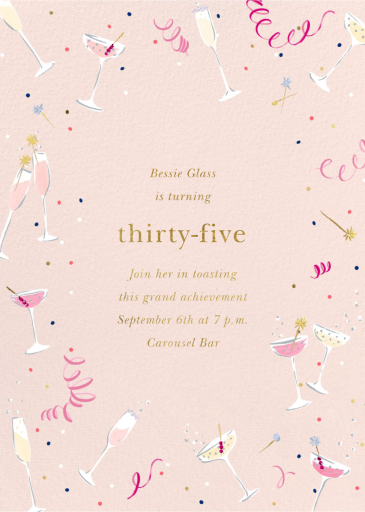 Fling Drinks - Business Event Invitation by kate spade new york