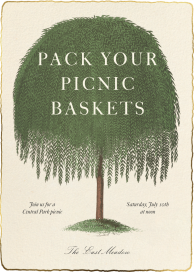 Quiet Willow - Party Invitation by John Derian