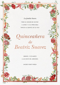 Espelette - Quinceañera Invitation by Paperless Post