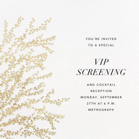 Forsythia Branch - Get-Together Invitation by Paperless Post