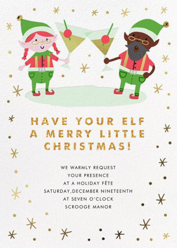 Elf Hour - Invitation by Hello!Lucky