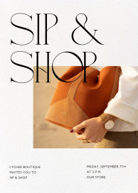 Open Concept (Photo) - Shopping Event Invitation by Paperless Post