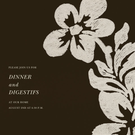 Flora - Summer Party Invitation by Oscar de la Renta