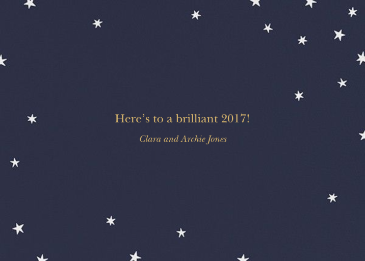 Nightly (New Years) - New Year's Card by Paperless Post - Back