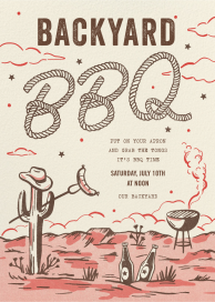 Desert BBQ - Labor Day Invitation by Paperless Post
