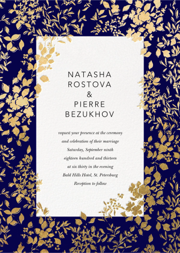 Richmond Park (Invitation) - Hanukkah Invitation by Oscar de la Renta
