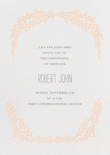 Laurel in Love - First Communion Invitation by Mr. Boddington's Studio